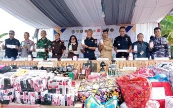 Bea Cukai Bengkalis Musnahkan Barang Ilegal Senilai Rp5,9 Miliar