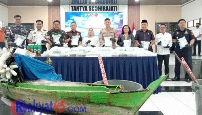 Sabu 68 Kg Dimusnahkan, Polres Bengkalis Kejar Jaringan Internasional