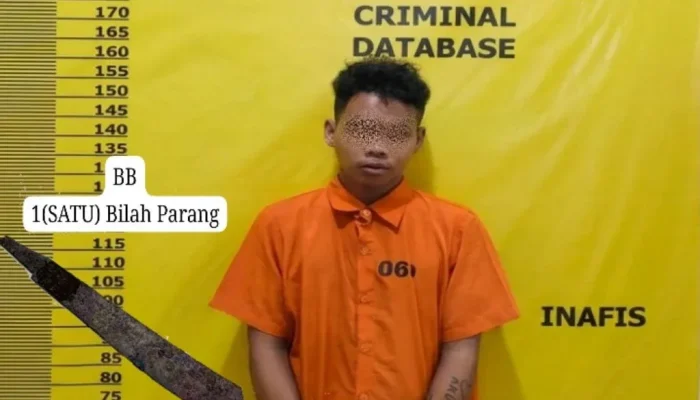 Satreskrim Polres Bengkalis Tangkap Remaja Diduga Bacok Tukang Ojek 