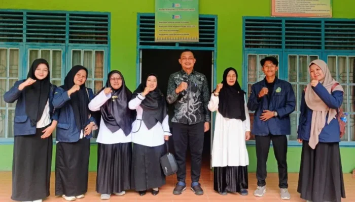 MTs YPPI Bengkalis Dampingi 4 Mahasiswa IAIN Jalani Praktik Tiga Bulan