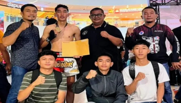 Talenta Muda Kick Boxing Bengkalis Bawa Pulang 4 Medali dari Dumai Betumbuk