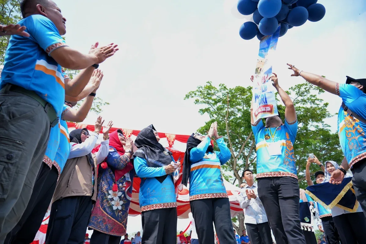 ORSENIJAR Riau 2026 Resmi Dibuka di Siak, Ribuan Peserta Ramaikan Ajang PGRI
