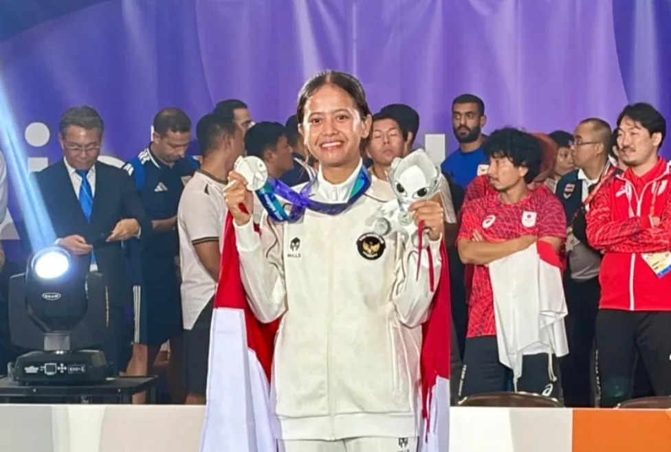 Sumaya Atlet Teqball Sabet Perak Asian Games Nagoya
