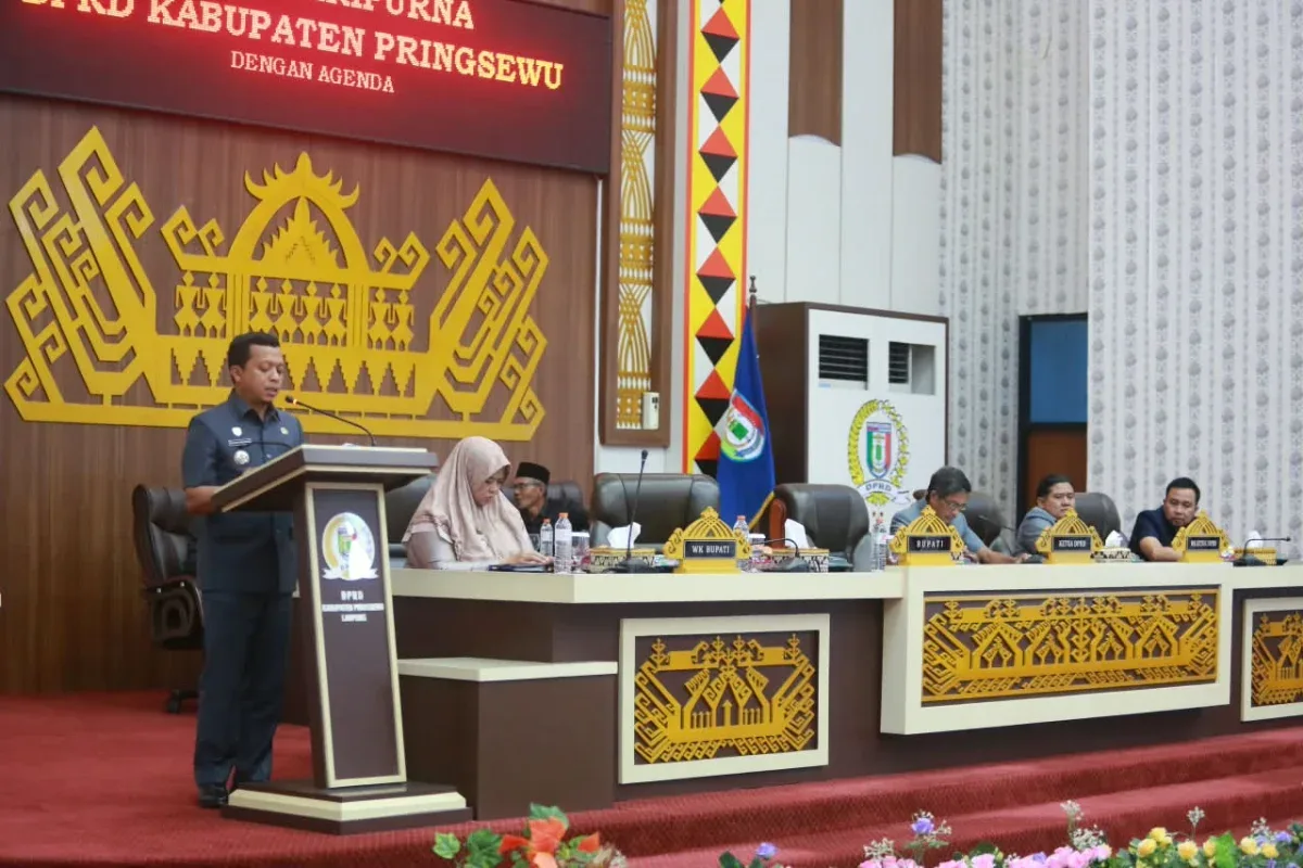 Bupati Pringsewu Sampaikan Rancangan APBD 2027,