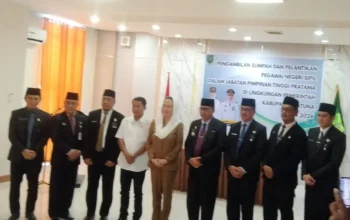 Bupati Natuna Lantik 5 JPT Pratama Dilingkungan Pemkab Natuna