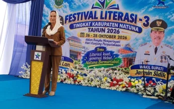 Bupati Natuna Buka Festival Literasi ke-3.