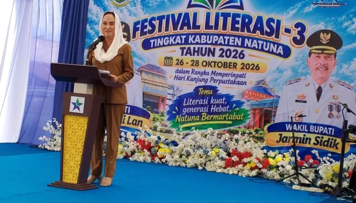 Bupati Natuna Buka Festival Literasi ke-3, Sestama Perpusnas Dorong Pemerataan Perpustakaan Desa
