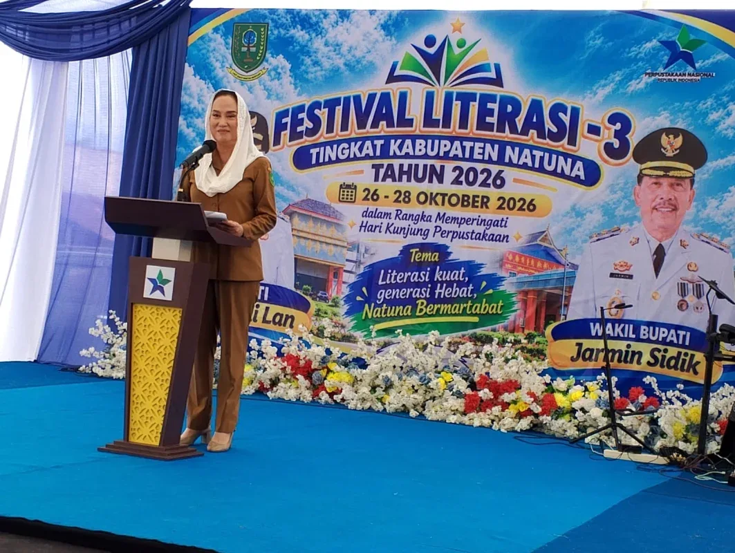 Bupati Natuna Buka Festival Literasi ke-3.