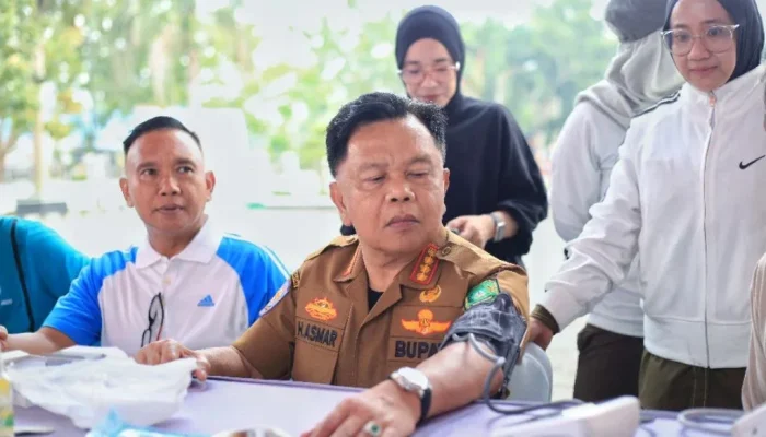 Bupati Asmar Minta ASN Meranti Jadikan Cek Kesehatan Kebiasaan