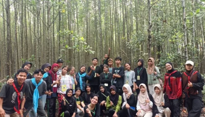 TWKL Mapala Laksamana Bengkalis Bekali Calon Anggota di Alam