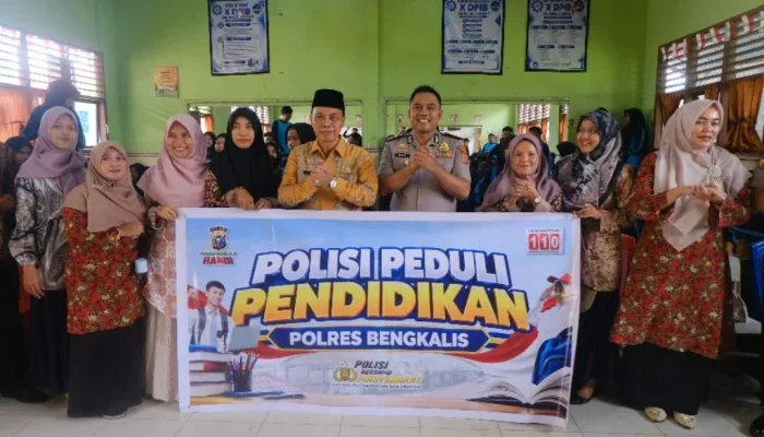 Polres Bengkalis Edukasi Pelajar, Bullying hingga Judi Online Jadi Perhatian