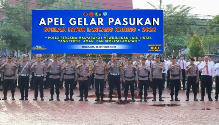 Operasi Patuh Lancang Kuning Dimulai, Polres Bengkalis Bidik Keselamatan Pengendara