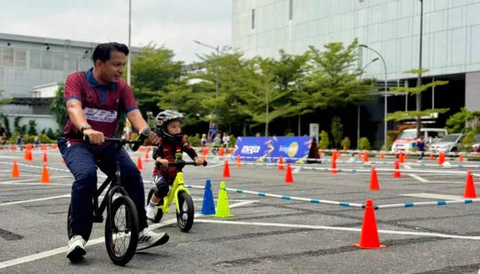 Living World Pekanbaru Gelar Push Bike, Dukung Olahraga Anak