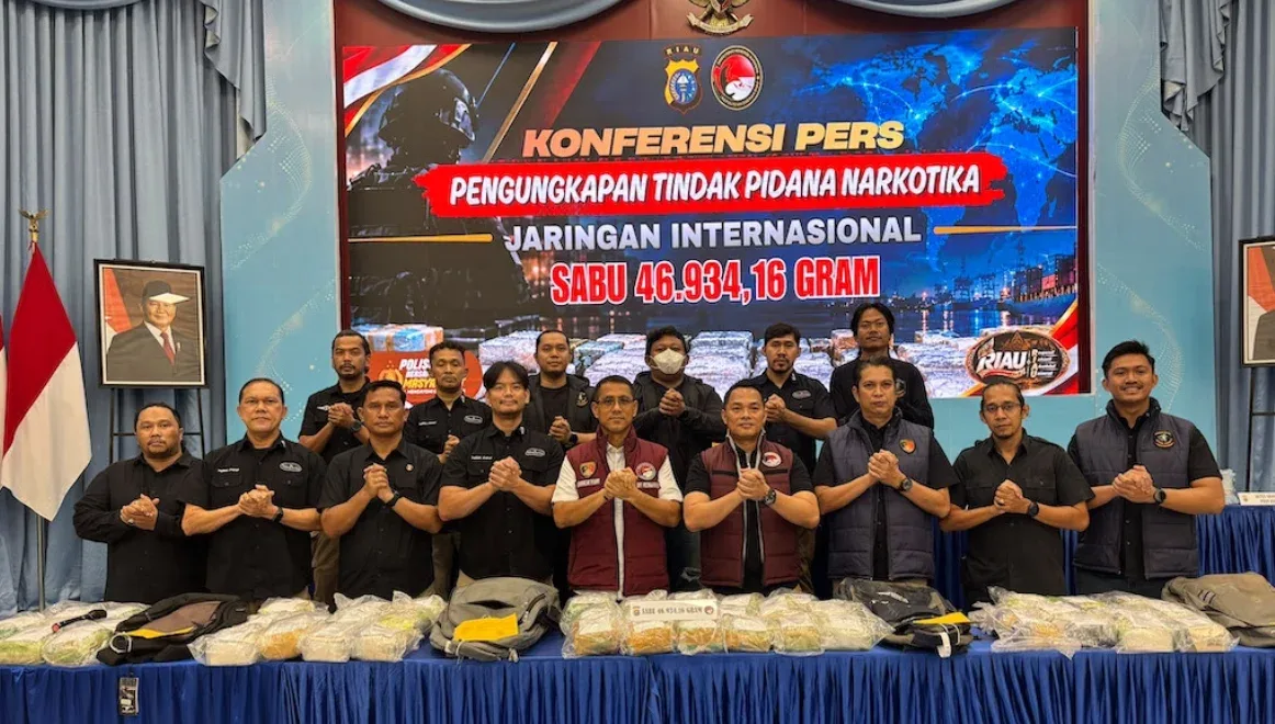 Operasi Sarang Narkoba Riau Sita 101 Kg Narkotika